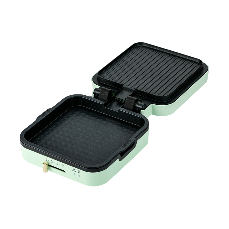 BJX-S018 Výrobník grilu 24x24 cm s regulací teploty a odnímatelnými deskami