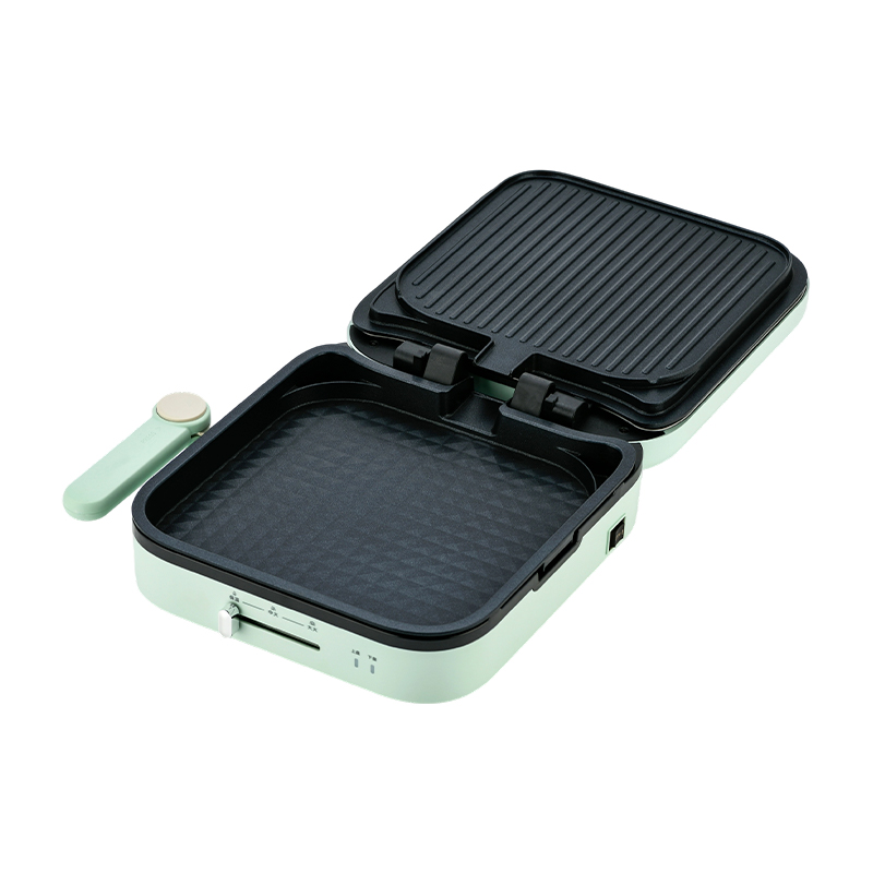 BJX-S022 28x28cm Otevírání a zavírání 180° Ovládání teploty Odnímatelná deska Velký gril